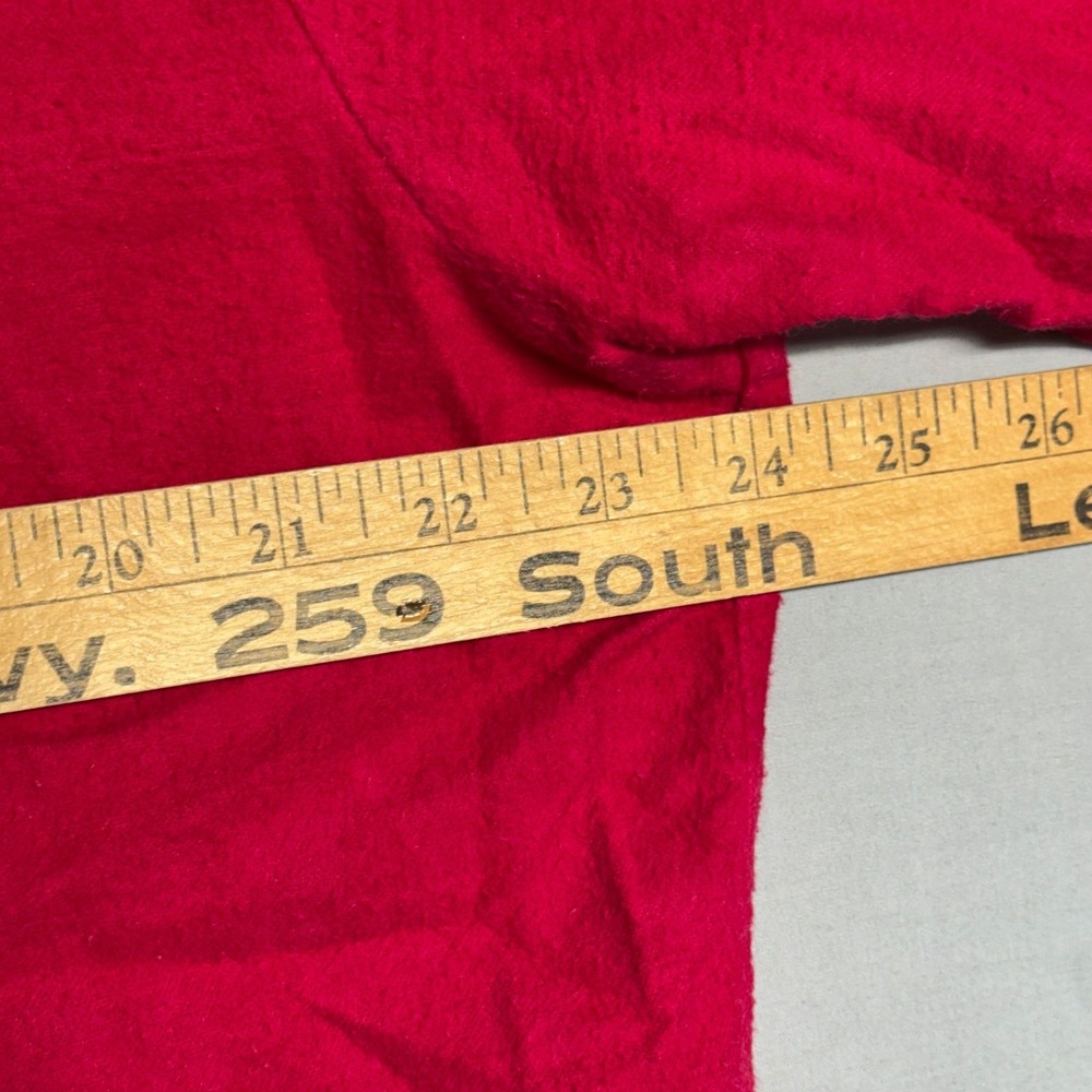 Vintage Fieldmaster Perma-Prest Large Red Cotton Flannel Work Shirt Made in USA - Picture 6 of 6